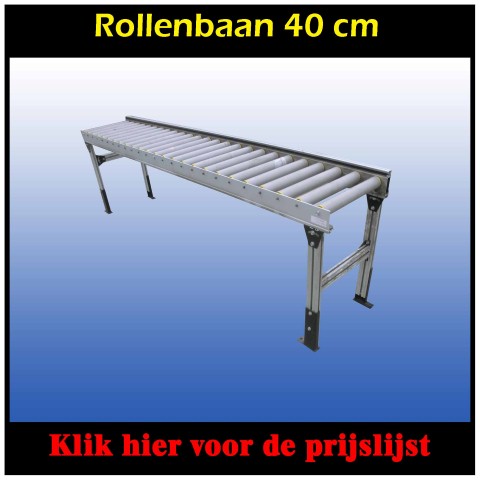 Rolenbaan Kunststofrollenbaanrollen 400 mm