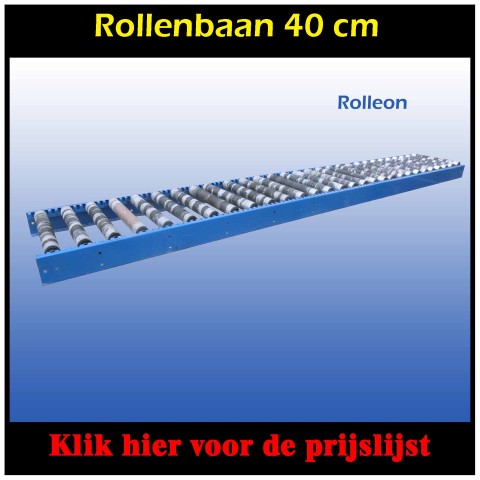 Rolenbaan Kunststofrollenbaanrollen 400 mm