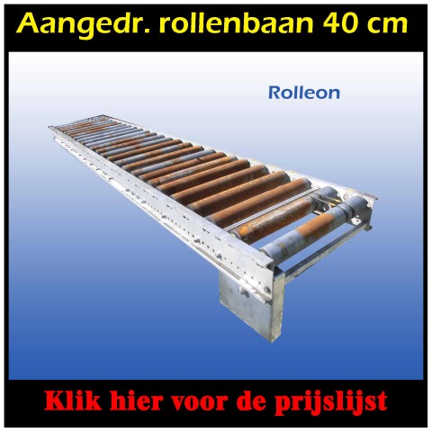 aangedreven rollenbaan 40 cm