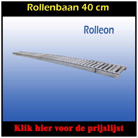 Stalen gebruikte rollenbanen 40 cm