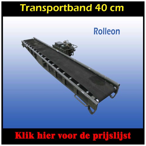 Aangedreven transportband 40 cm 
