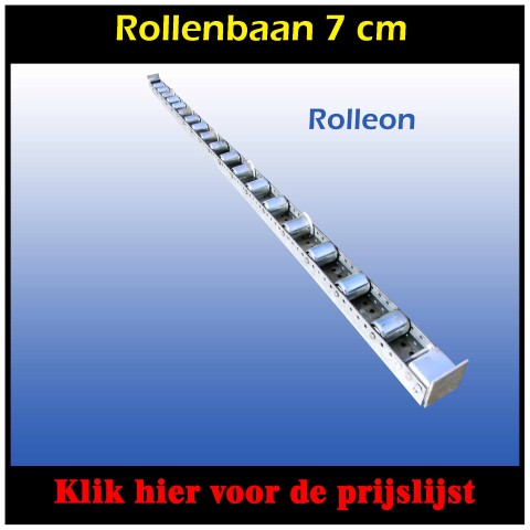 Pallet rollenbaan 6 cm