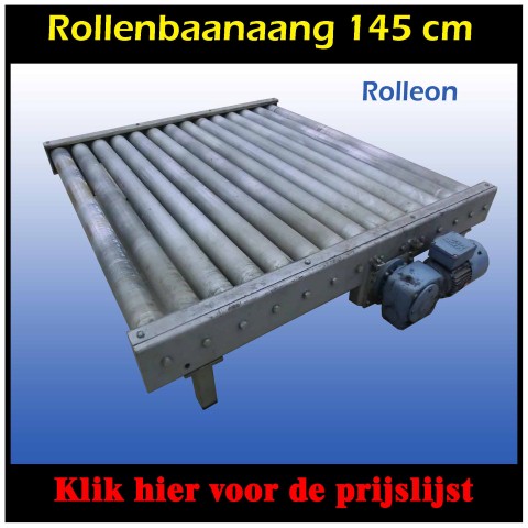 used rollerconveyor driven 145 cm