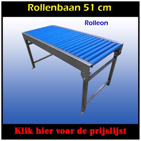 Rollebanen RVS 51 cm