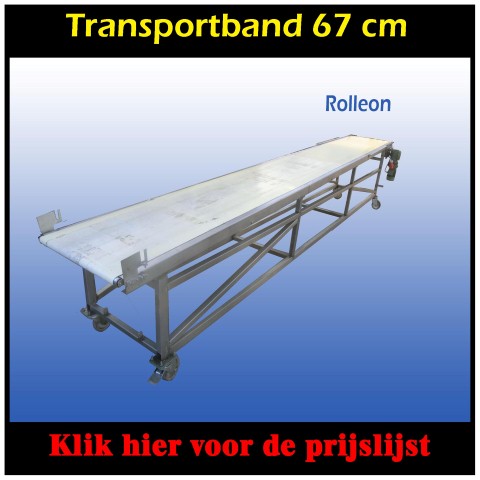 transportband RVS 67 cm 