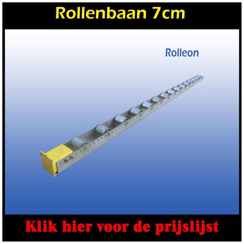 Pallet rollenbaan 6 cm