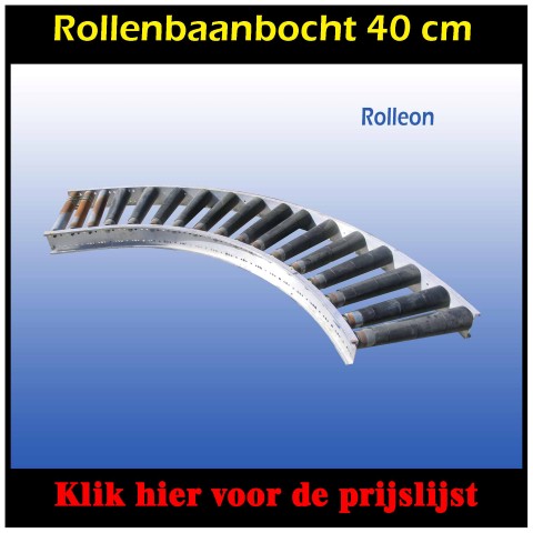 Rollenbaanbochten te koop 40 cm