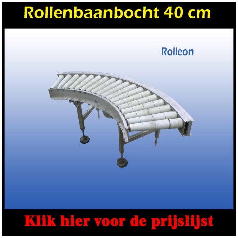 rollenbaanbocht RVS langhammer