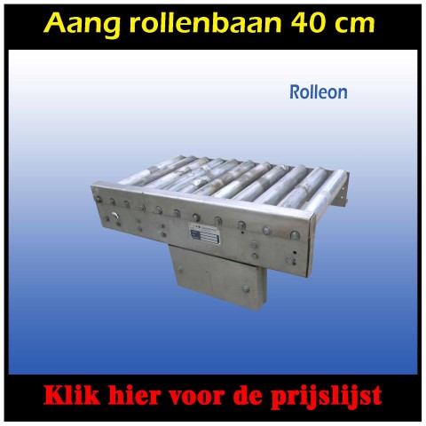 aangedreven rollenbaan RVS 40