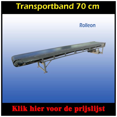 Transportband leger gebruikt 70cm 