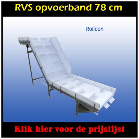 opvoerband haccp RVS cm 