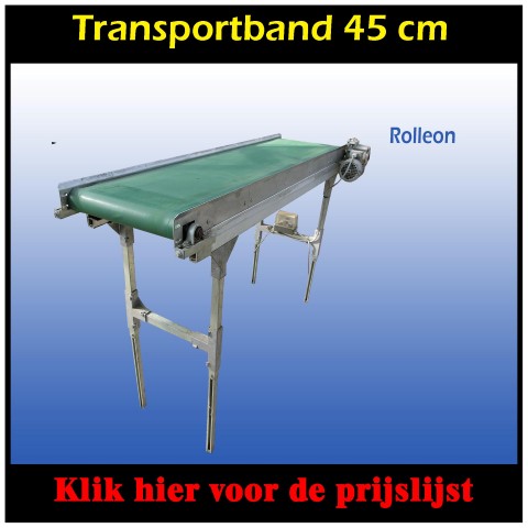 transportband zaagtafel 