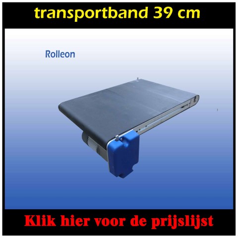 Aanvoer afvoer transportband 