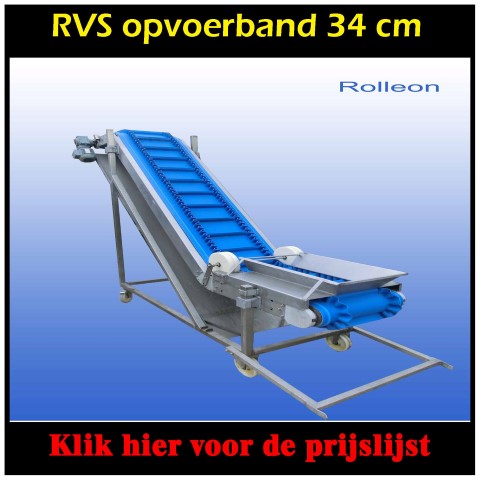 RVS Opvoerbanden voeding 